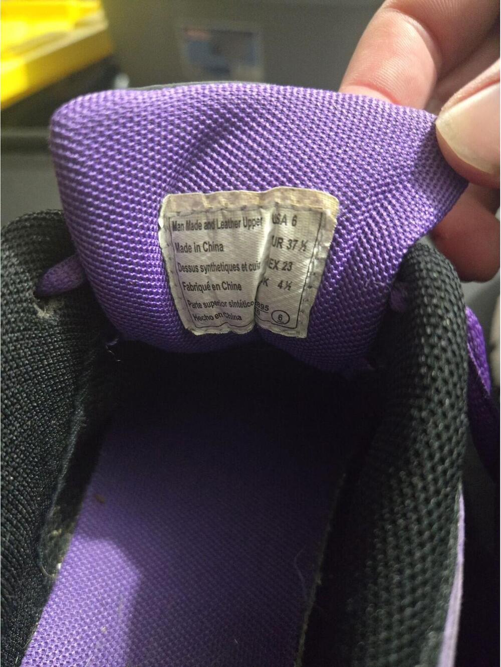 Champion Women's Black and Purple Athletic Sneakers Size 6 - Picture 2 of 6
